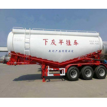 60CBM Bulk cement tanker semi-trailer truck/55cbm bulk cement powder trailer/bulk cement transport trailer